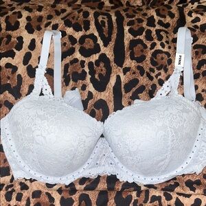 Victoria's Secret White Lace Bra